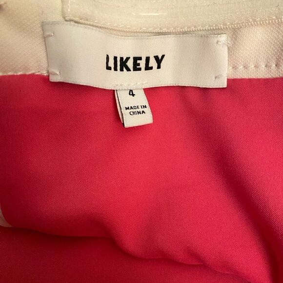 Likely Marena Strapless Pull On Sheath Mini Dress Size 4 - Picture 5 of 5